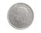 Spain fifty  ptas coin on a white isolated background