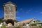 Spain, Galicia, Corcubion, horreo - traditional barn