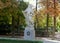 Spain, Madrid, El Retiro Park, Paseo de las Estatuas (Alley of Statues), statue of Alonso I