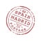 Spain Madrid postage passport visa travel stamp