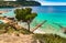 Spain Majorca, idyllic bay landscape of Camp de Mar
