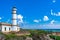 Spain Majorca island lighthouse at Cap de Ses Salines