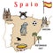 Spain map