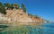 Spain Mediterranean coastline rocky cliff