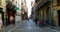 Spain, Pamplona, 21 Calle de Zapateri­a, streets of the old town
