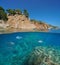 Spain rocky coast fish underwater Mediterranean