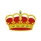 Spain shield crown isolated icon