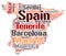 Spain top travel destinations word cloud