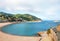 Spain. Tossa de Mar. Catalonia. Nice view of the sea. The Mediterranean coast.