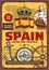 Spain travel, nautical seafaring and discovering