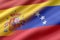 Spain and Venezuela flags