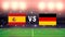 Spain Versus Germany