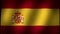 Spain waving flag