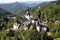 The Spania Valley village, Slovakia: a view on The church of the transfiguration.