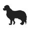 Spaniel Vector Black Silhouette