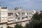 Spanish apartment building terraces