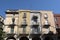 Spanish apartment building terraces