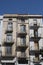 Spanish apartment building terraces