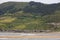 Spanish coastline in Basque country. Mundaka beach. Urdaibai, Spain