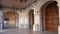 Spanish colonial revival architecture, arches and columns, San Diego Balboa Park