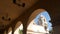 Spanish colonial revival architecture, arches and columns, San Diego Balboa Park