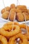 Spanish croquettes and calamares a la romana, squid rings