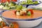Spanish Cuisine. Gazpacho. Andalusian cold soup.