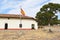 Spanish Flag and Cuartel at La Purisima