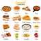 Spanish Food Cuisine Illustration