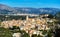 Spanish hillside village Polop de la Marina. Spain