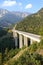 Spanish landscape with tall bridge