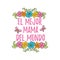 Spanish mother day greeting