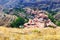 Spanish mountains town in sunny day. Albarracin