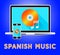 Spanish Music Represents Latin American 3d Illustration