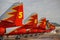 The Spanish Patrulla Ãguila Eagle Patrol aerobatic display team