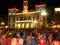 Spanish people celebrating the Worldcup victory