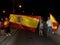 Spanish people celebrating the Worldcup victory