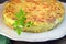 Spanish potato omelette