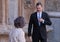 Spanish Royal King Felipe and mother queen Sofia