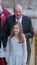 Spanish Royal King Juan Carlos and princess Leonor