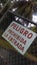 spanish sign Peligro Prohibida la entrada