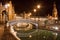 Spanish Square (Plaza de Espana) in Sevilla at night, Spain