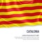 Spanish state Catalonia flag.