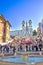 The Spanish Steps in Rome, Italy.