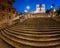 Spanish Steps and Trinita del Monti Church in the Morning, Rome, Italy