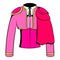 Spanish torero jacket icon cartoon