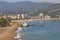 Spanish traditional basque coastline country beach of Bakio. Spain