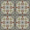 Spanish traditional ornament, Mediterranean seamless pattern, tile design.