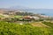 Spanish vineyards overlooking Duquesa Manilva through to Marbella and La Concha mountain