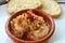 Spanish Well Known Dish of Gambas al Ajillo or Garlic Shrimps